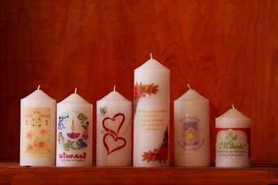 Religious Symbol Candles